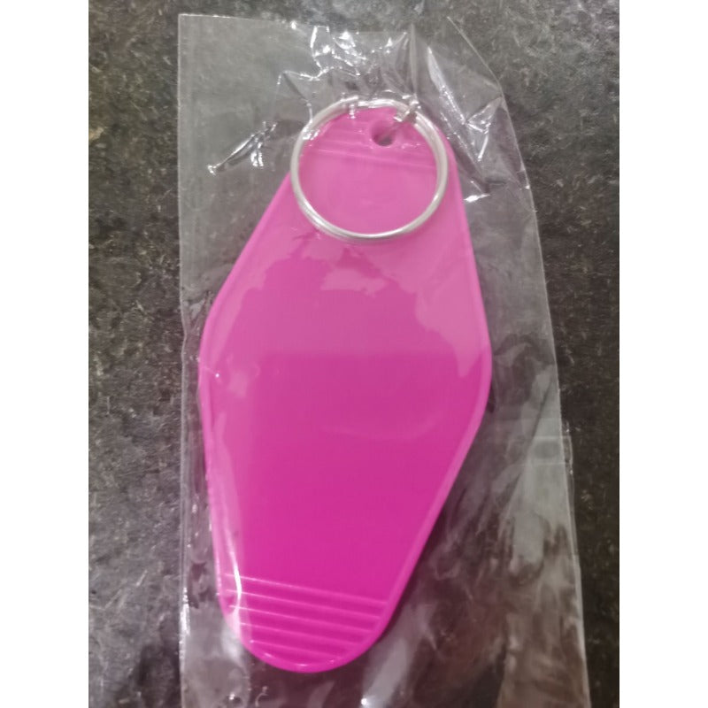 Wholesale Plastic Luggage Tag Retro Motel Number Tag Diamond Hotel Room Card Keychain